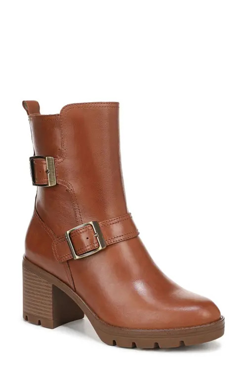 Naturalizer Vail Buckle Boot in English Tea Brown at Nordstrom, Size 10.5 | Nordstrom