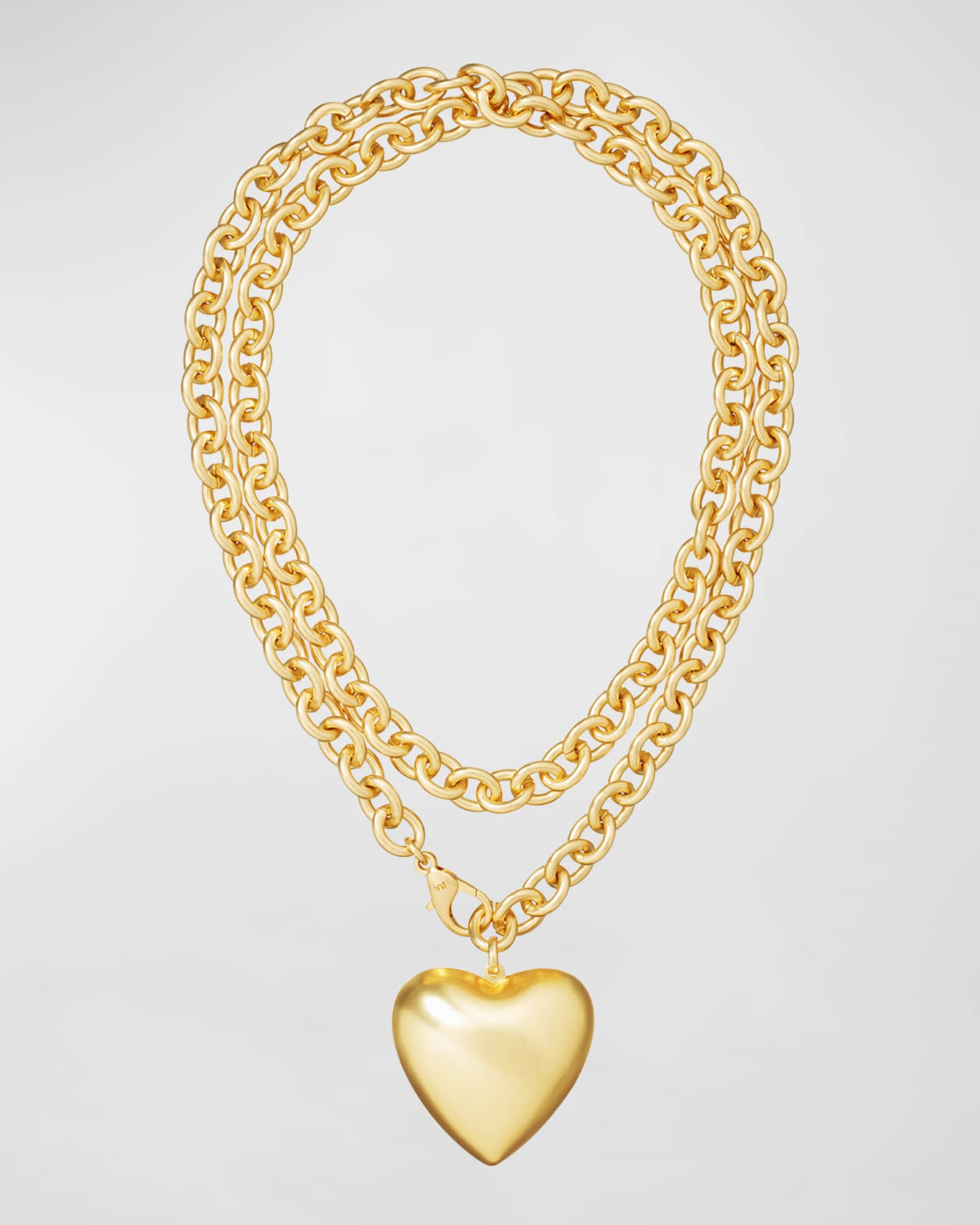 Heart and Soul Long Pendant Necklace | Neiman Marcus