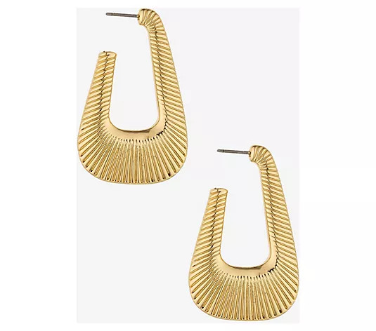 Ettika Cleopatra Inspired Hoop Earrings | QVC
