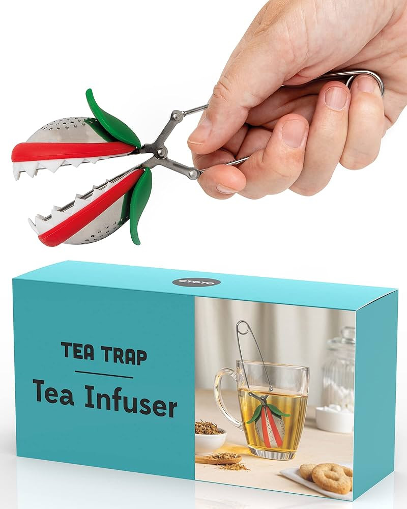 OTOTO Tea Trap Loose Tea Steeper - Tea Diffuser for Loose Tea Leaves - Cute Tea Infuser for Brewi... | Amazon (US)