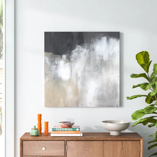 Neutral Abstract II by Jennifer Paxton Parker - Wrapped Canvas Painting | Wayfair North America