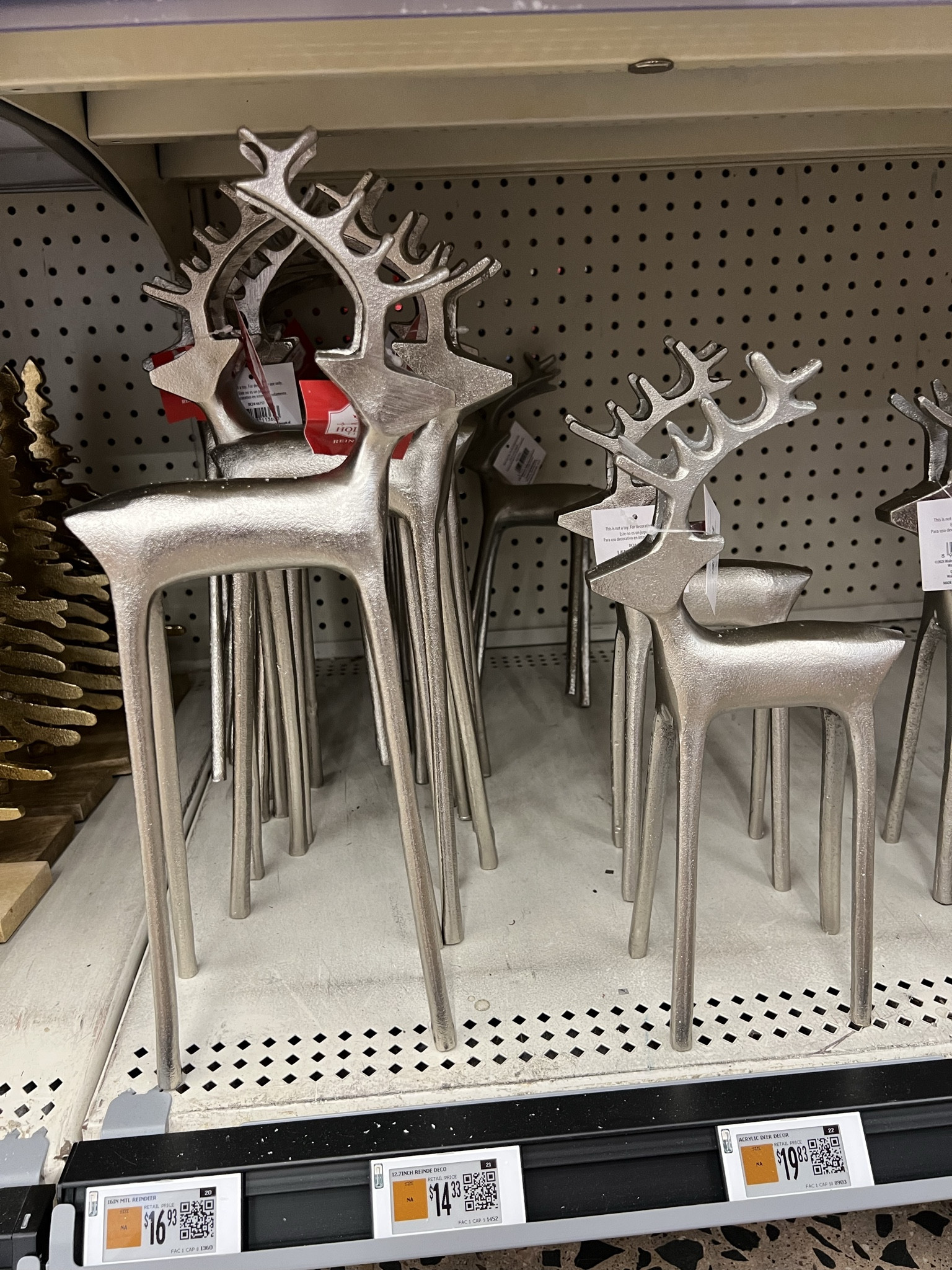 Wow Walmart has the best Christmas finds (as usual!) love these large reindeer, pottery barn look for less #christmas decor decorations mantle 

#LTKHoliday #LTKFindsUnder50 #LTKGiftGuide