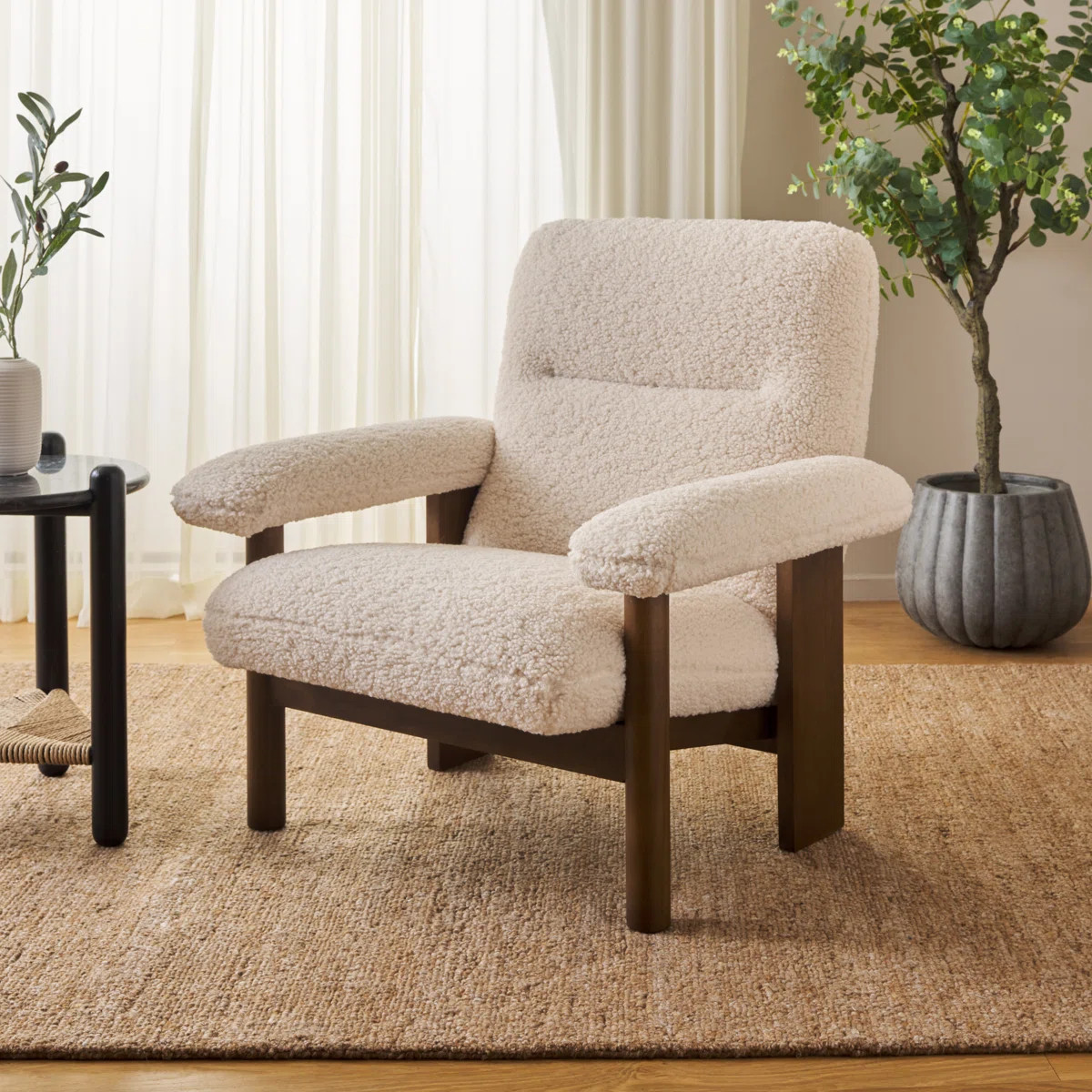 Natheniel Upholstered Armchair | Wayfair North America