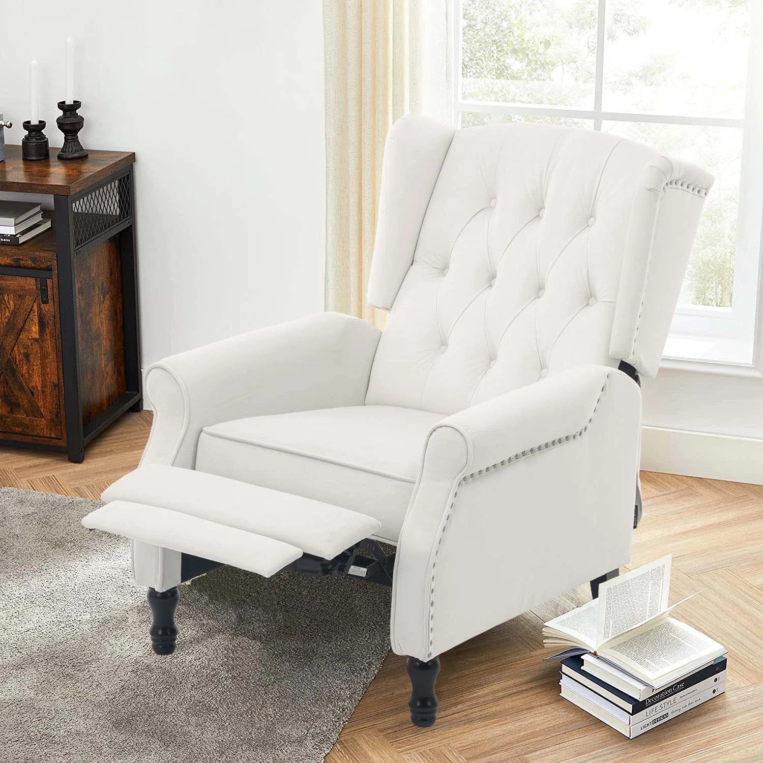 Druv Upholstered Recliner | Wayfair North America