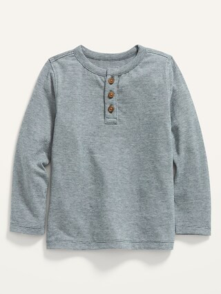 Unisex Long-Sleeve Henley T-Shirt for Toddler | Old Navy (US)