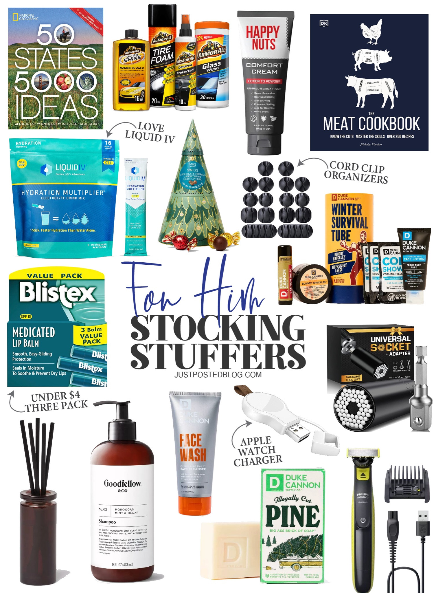A gift guide full of stocking stuffer ideas for him! 

#LTKmens #LTKHoliday #LTKGiftGuide