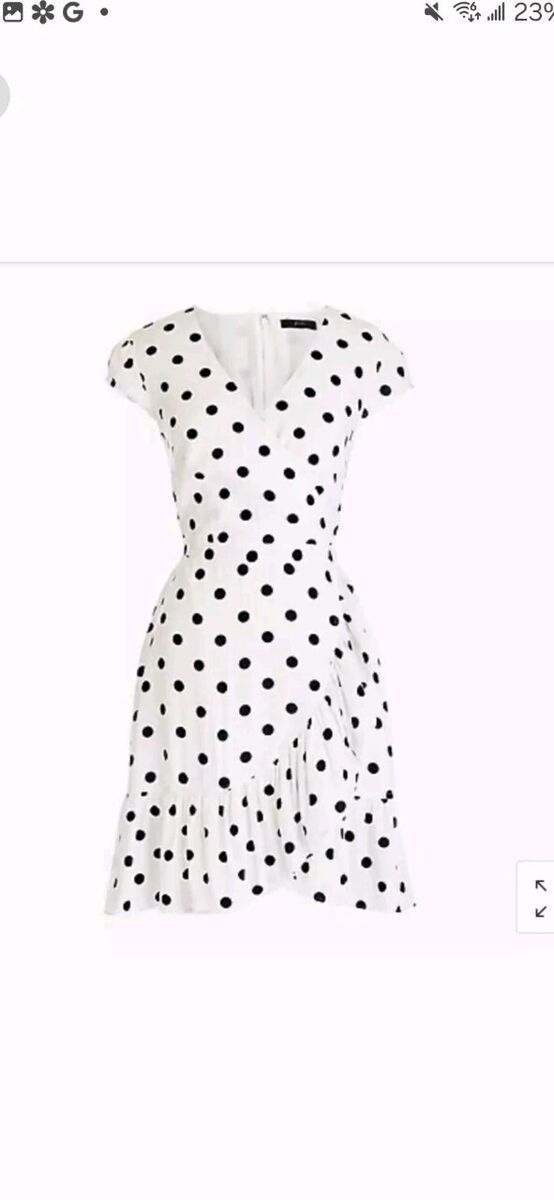 J. Crew  Sleeveless Polka Dot Dress  | eBay | eBay US