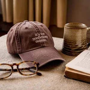 Embroidered Booktrovert Washed Hat: Book Lover Cap, Librarian Gift - Etsy | Etsy (Global)