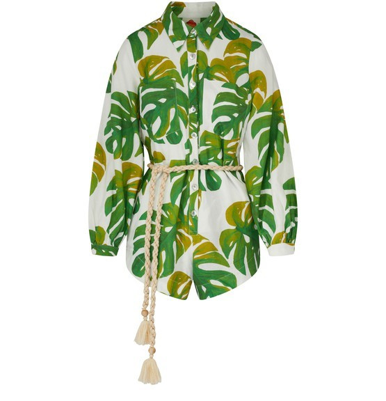 FARM RIOWhite Monstera jumpsuit | 24S (APAC/EU)