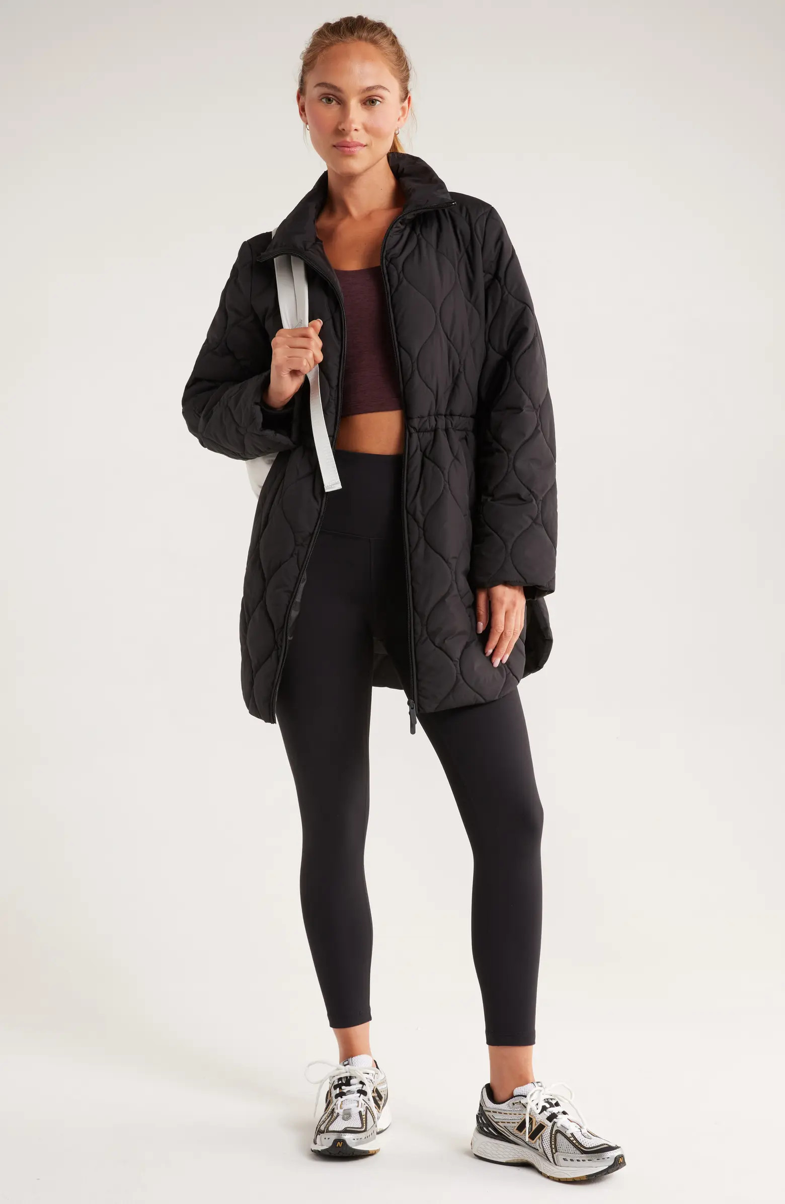 Skyline Longline Quilted Jacket | Nordstrom