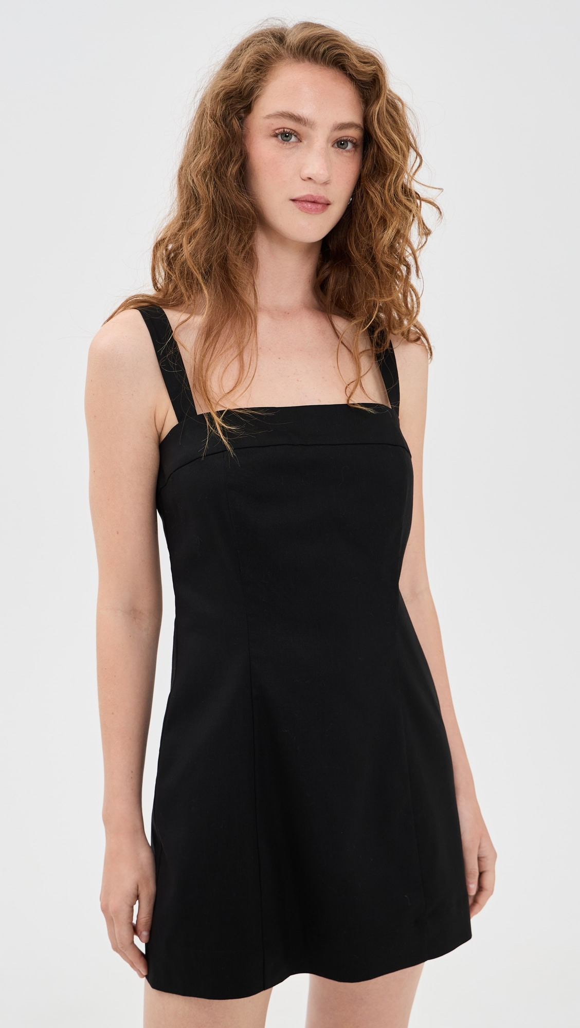 The Structured Linen Mini Dress | Shopbop