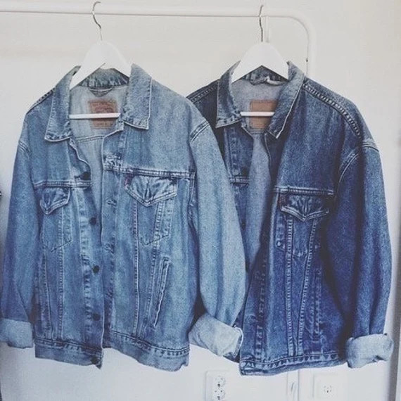 Pick Your Own | Light or Dark Wash Oversized Denim Jacket | Etsy (US)