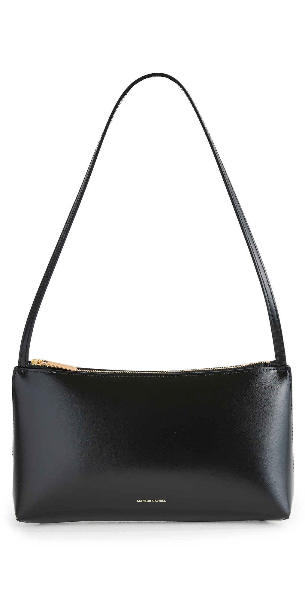 Mansur Gavriel Gaia Shoulder Bag Black/Flamma One Size | Shopbop