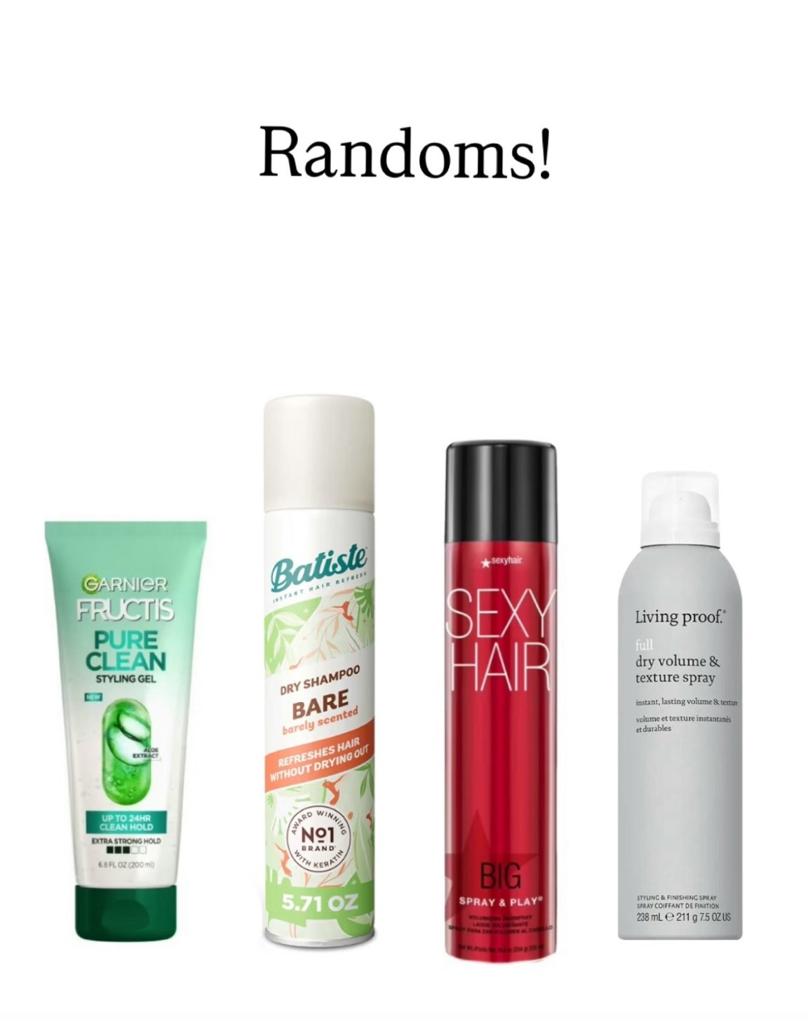 Updated Hair Routine- Randoms!