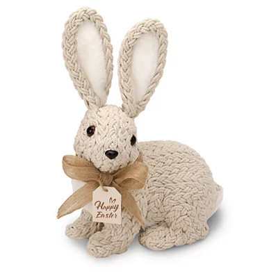 Woven Bunny, 10 in., Brown, , Polyester | Kirkland's Home | Kirklands