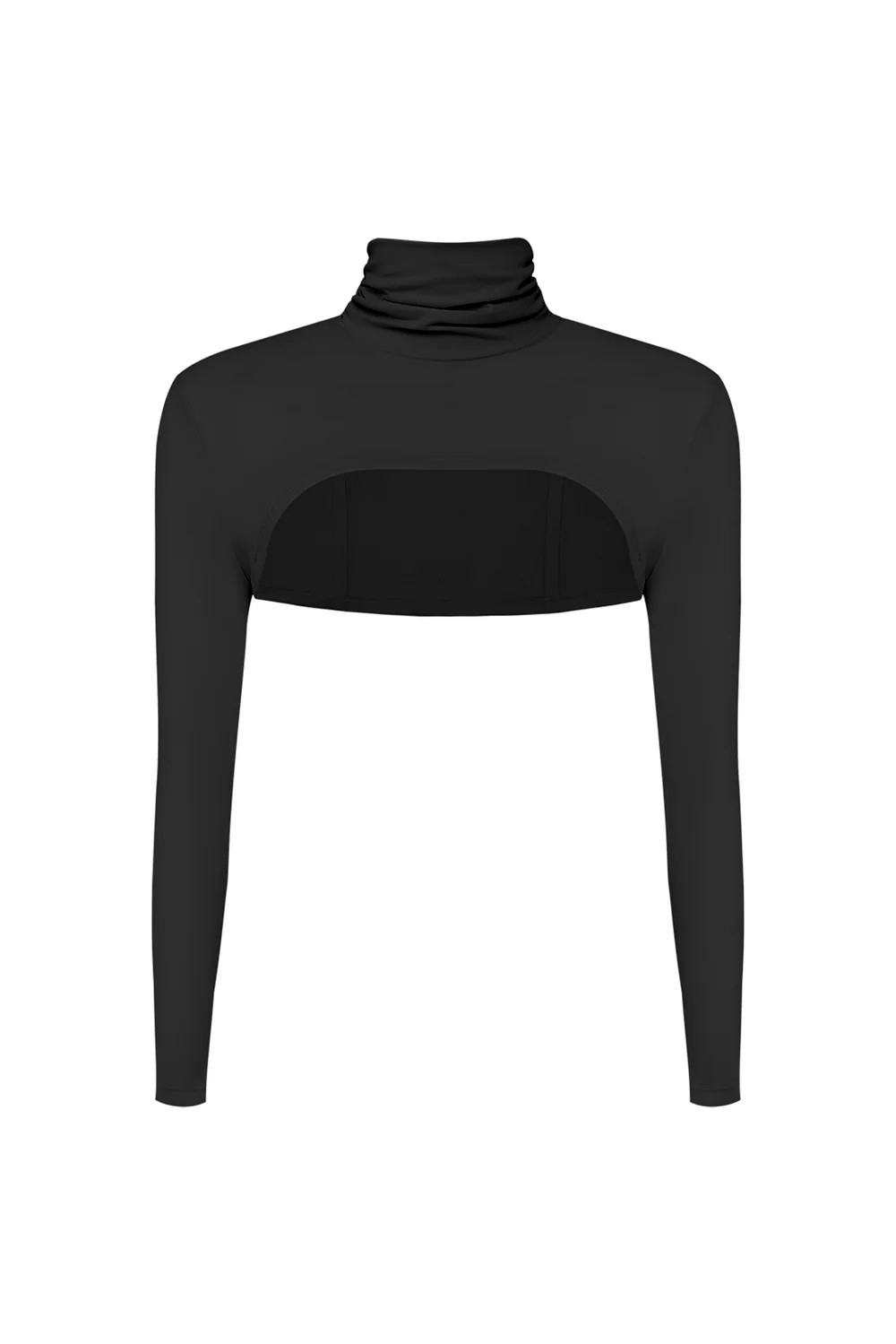 Long Sleeve High Neck Layering Top | WISKIIACTIVE