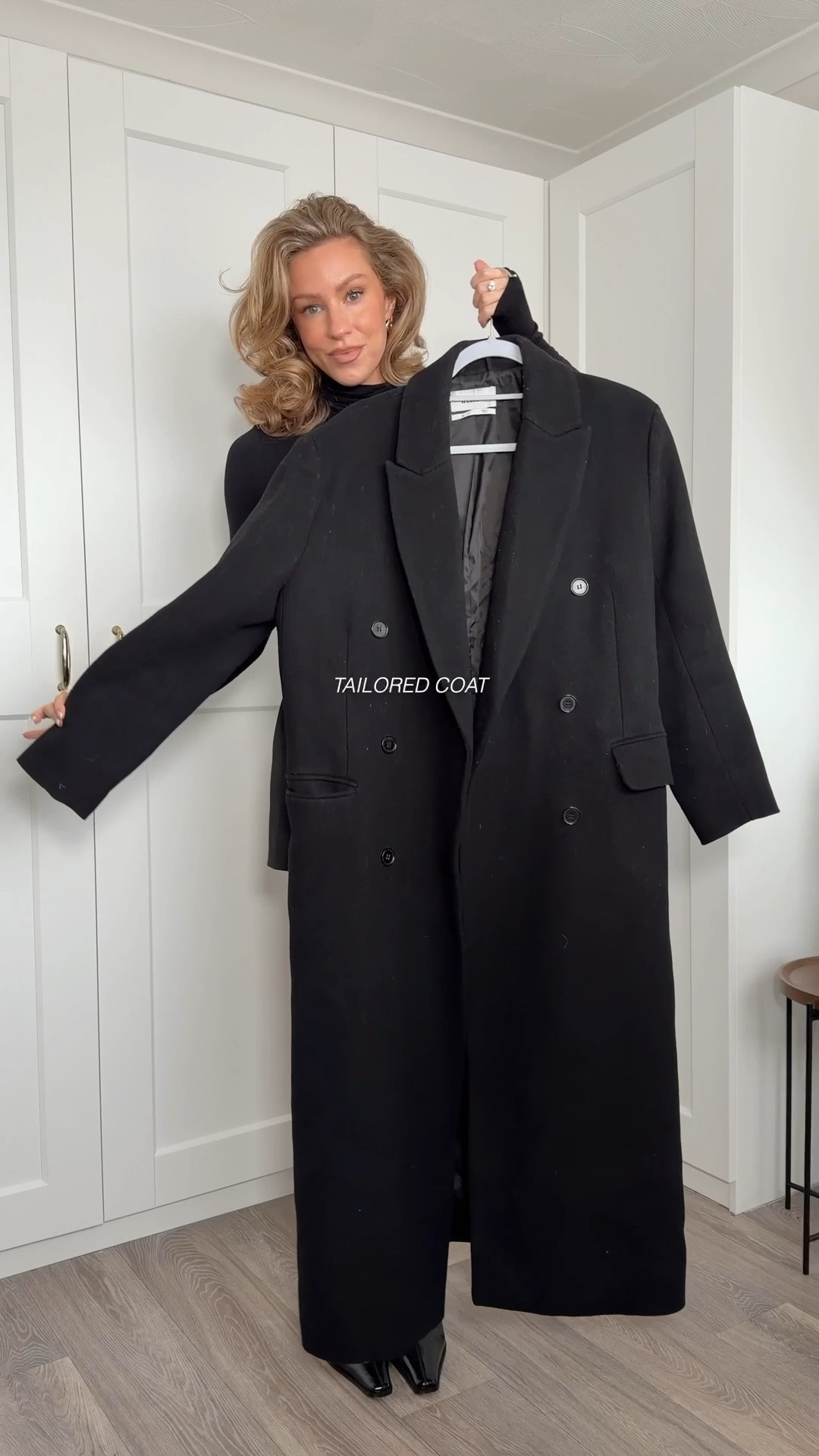 My exact jeans are old so linked similar
 
Winter capsule wardrobe staples, winter coat, tailored black coat, cream tailored trousers, dark wash wide leg jeans 

#LTKuk #LTKwinter #LTKstyletip