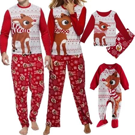 XIAXAIXU Christmas Family Matching Pyjamas Pajamas Set Xmas Santa Sleepwear Nightwear CA | Walmart (US)