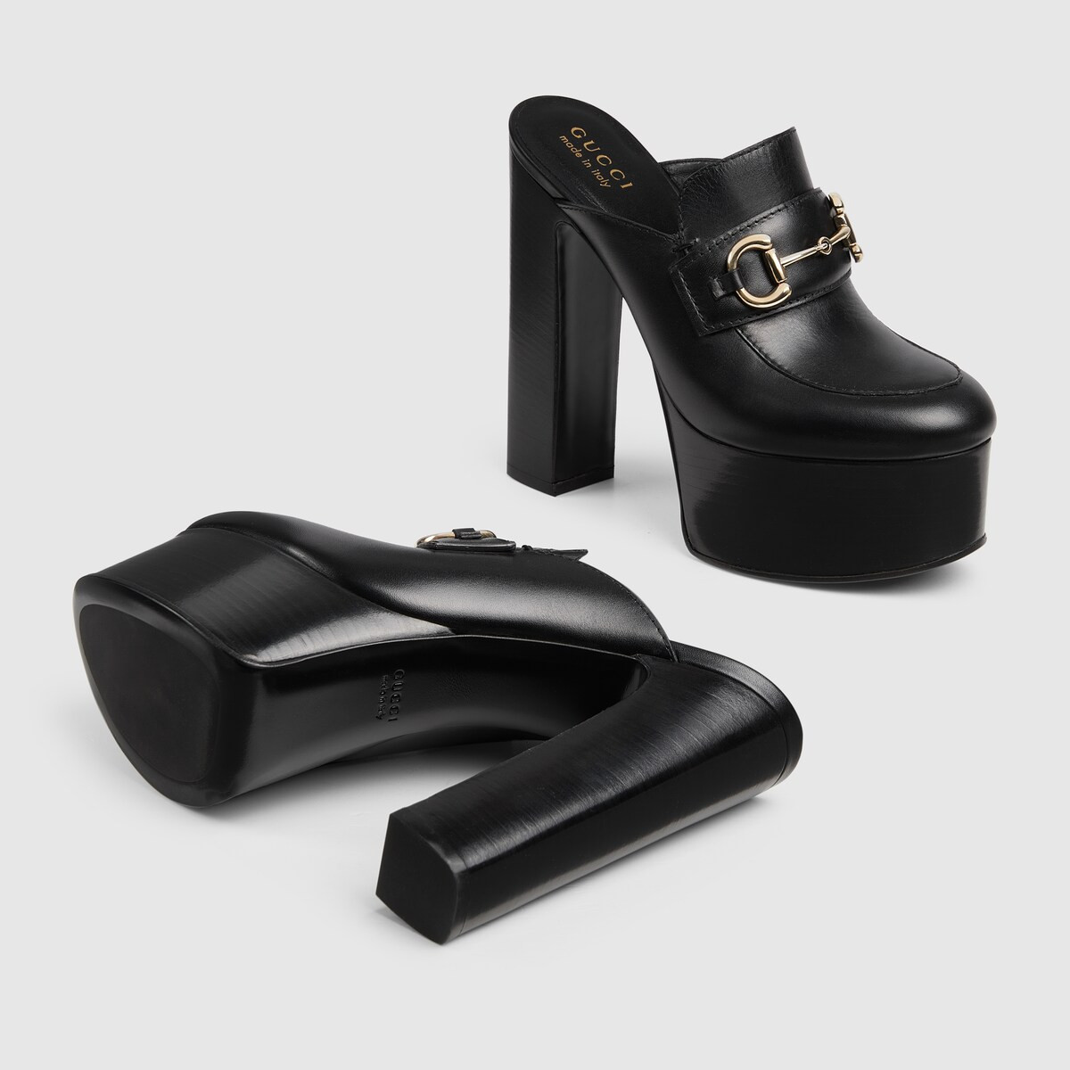 Gucci - Women's platform mule with Horsebit | Gucci (UK)