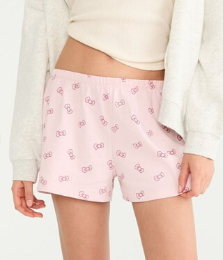 Hello Kitty | Aero Bows Sleep Shorts | Aeropostale