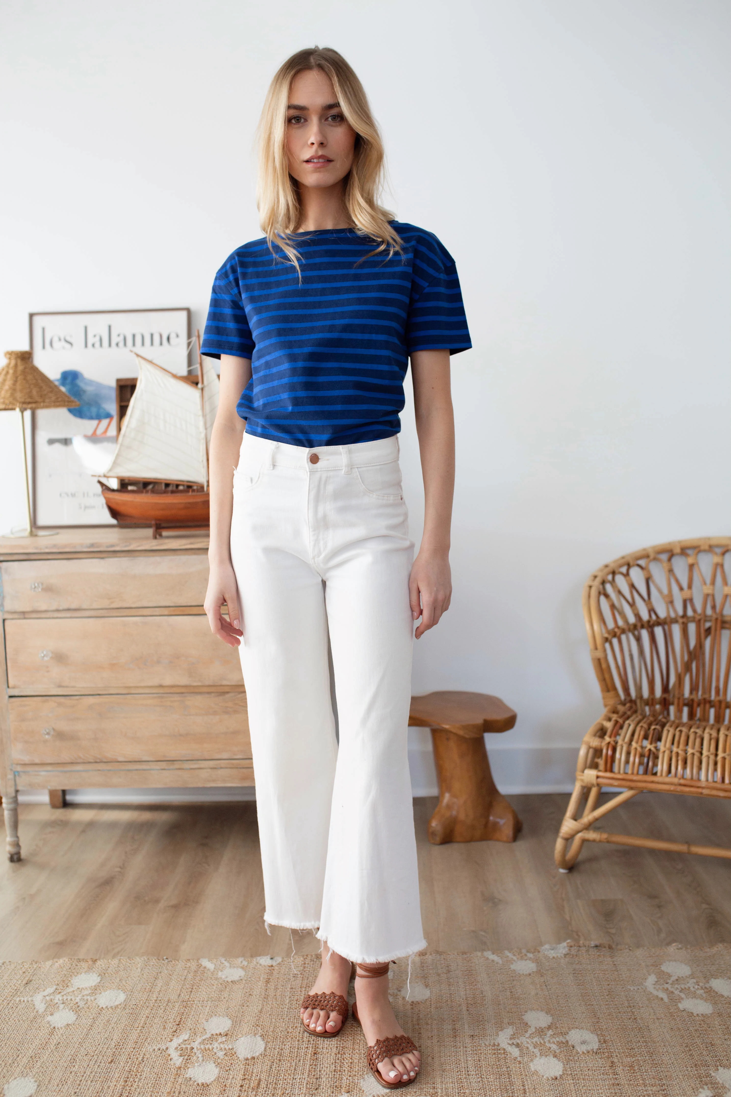 Short Sleeve Mariner - Tidal Blue/Navy | Marea