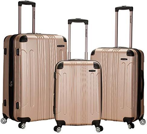 Rockland London Hardside Spinner Wheel Luggage, Champagne | Amazon (US)