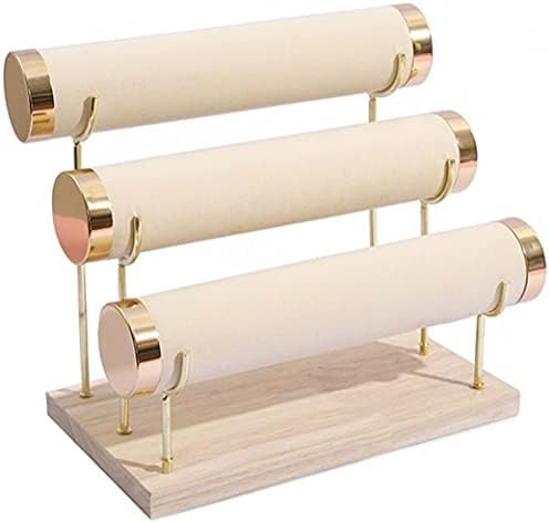 Aqerimit Detachable Bracelet Holder, Three Tier Racks Jewelry Display Stand, Stylish Velvet Wrist Wa | Amazon (US)