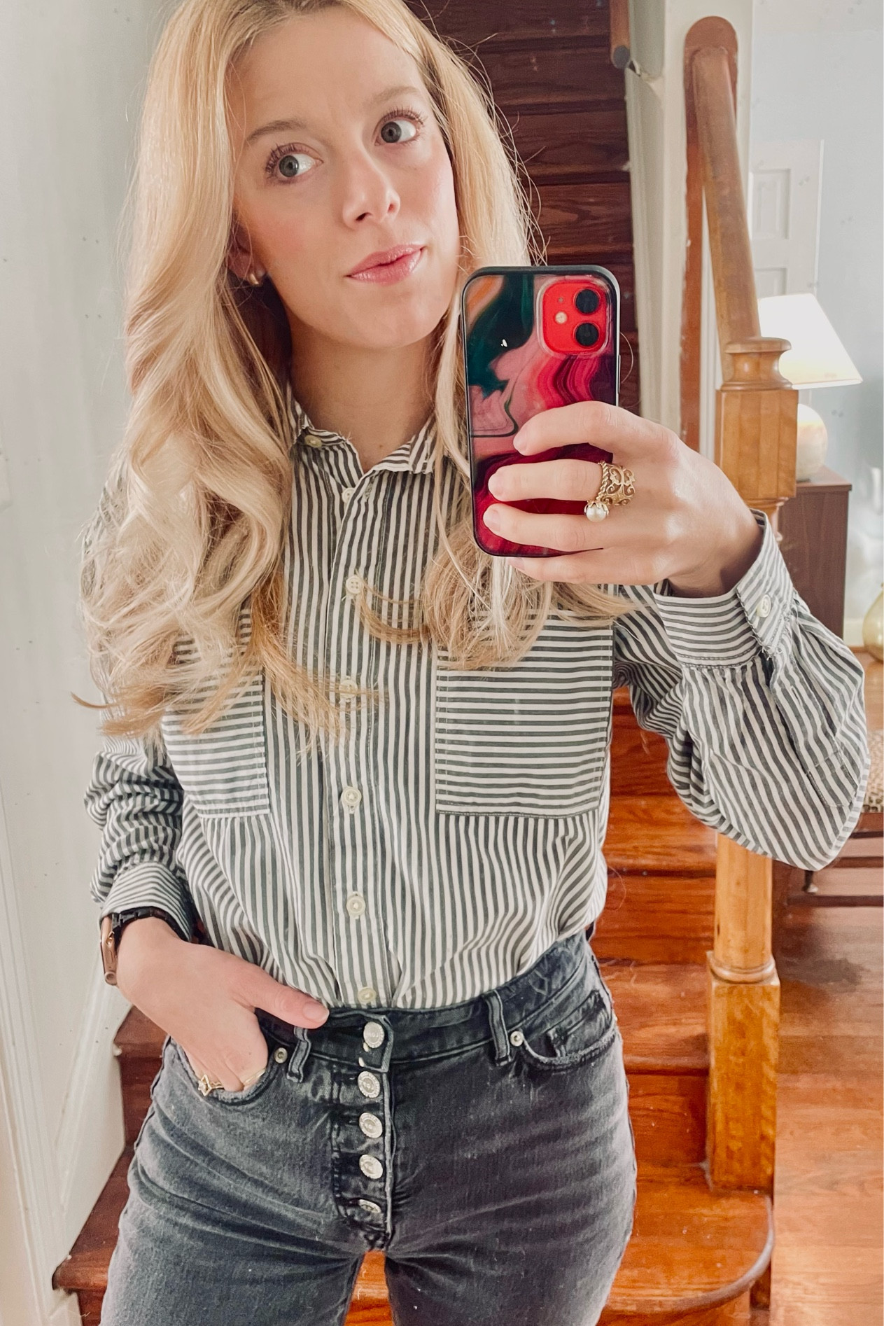 Today's look. 1.17.24

Jeans are old LOFT. Tagged similar styles. 

#LTKstyletip #LTKworkwear #LTKfindsunder100