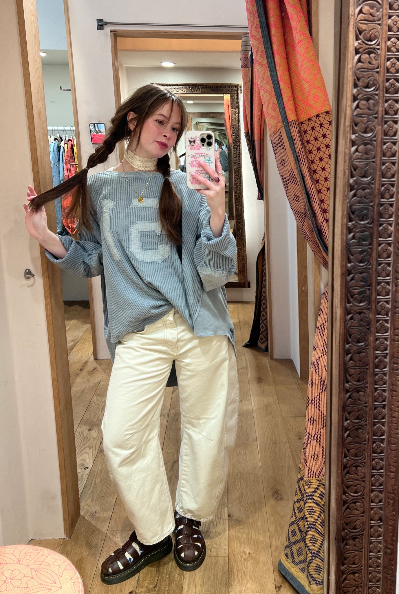 love me some barrel jeans!! ❄️✨ #freepeople

#LTKgrwm #LTKootd #LTKBeauty