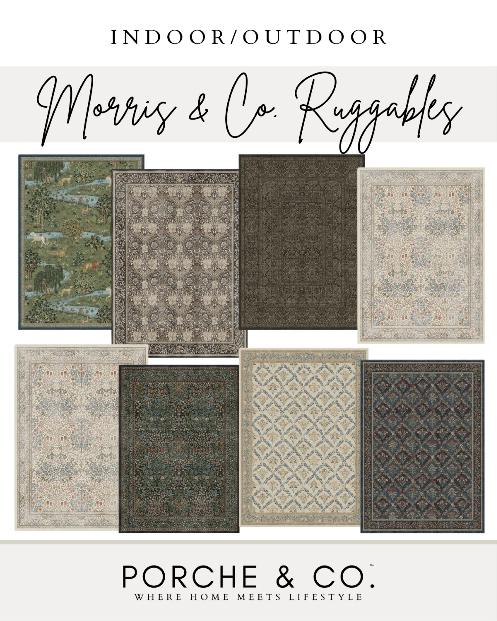 Ruggable washable indoor outdoor rugs- this new collection from Morris & Co. is beyond gorgeous- vintage patterns and texture 🤍 #ruggable #washable #rugs #rug #morrisandco

#LTKhome #LTKstyletip
