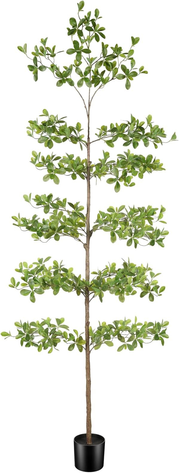 Faux Black Olive Tree 8FT – Tall Artificial Shady Lady Tree with Natural Wood Trunk and Realist... | Amazon (US)