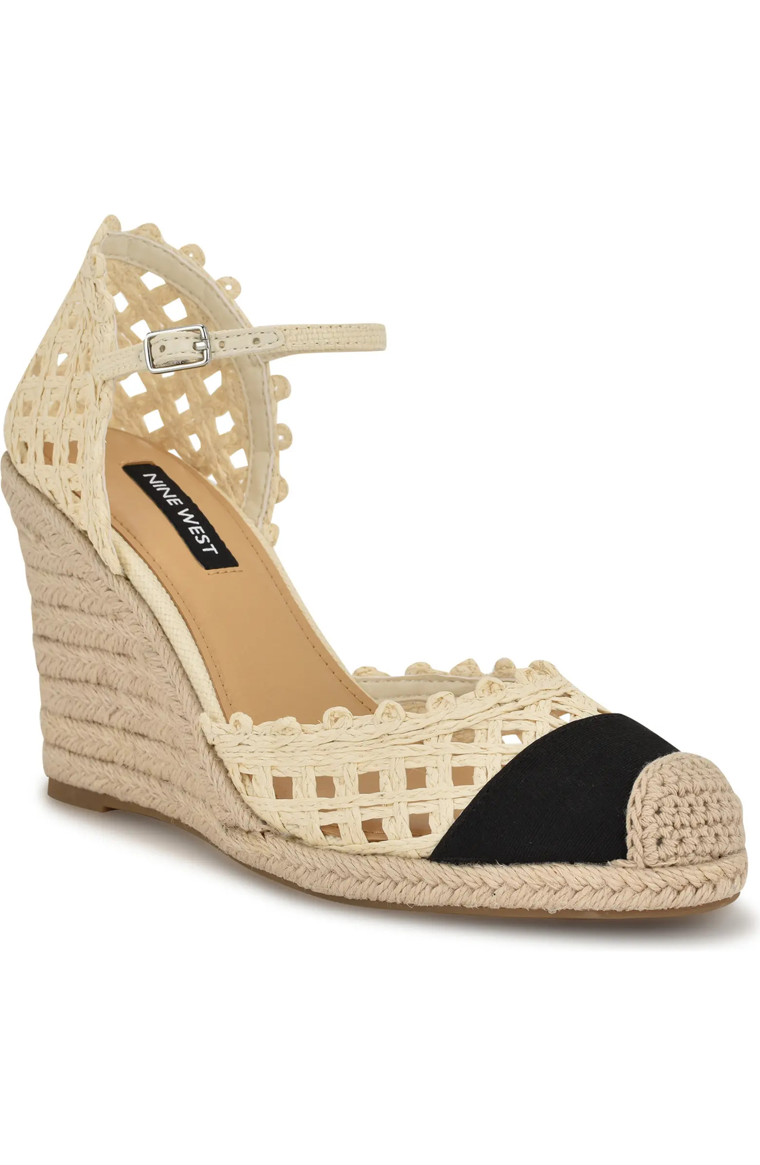 Nine West Mckinly Ankle Strap Wedge Sandal (Women) | Nordstrom | Nordstrom