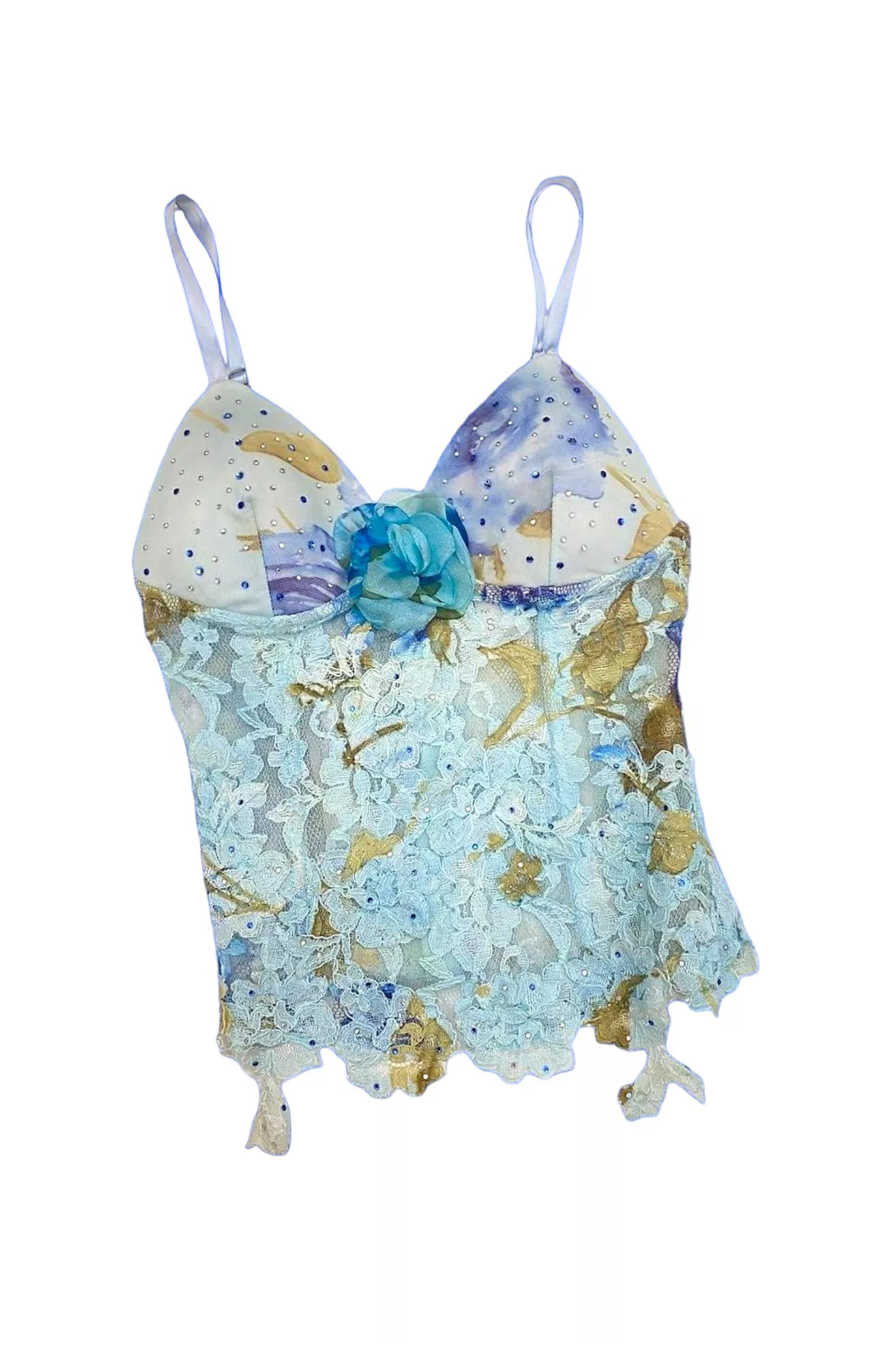 Y2K Floral and Lace Bustier Selected by BusyLady Baca & The Goods | Free People (Global - UK&FR Excluded)