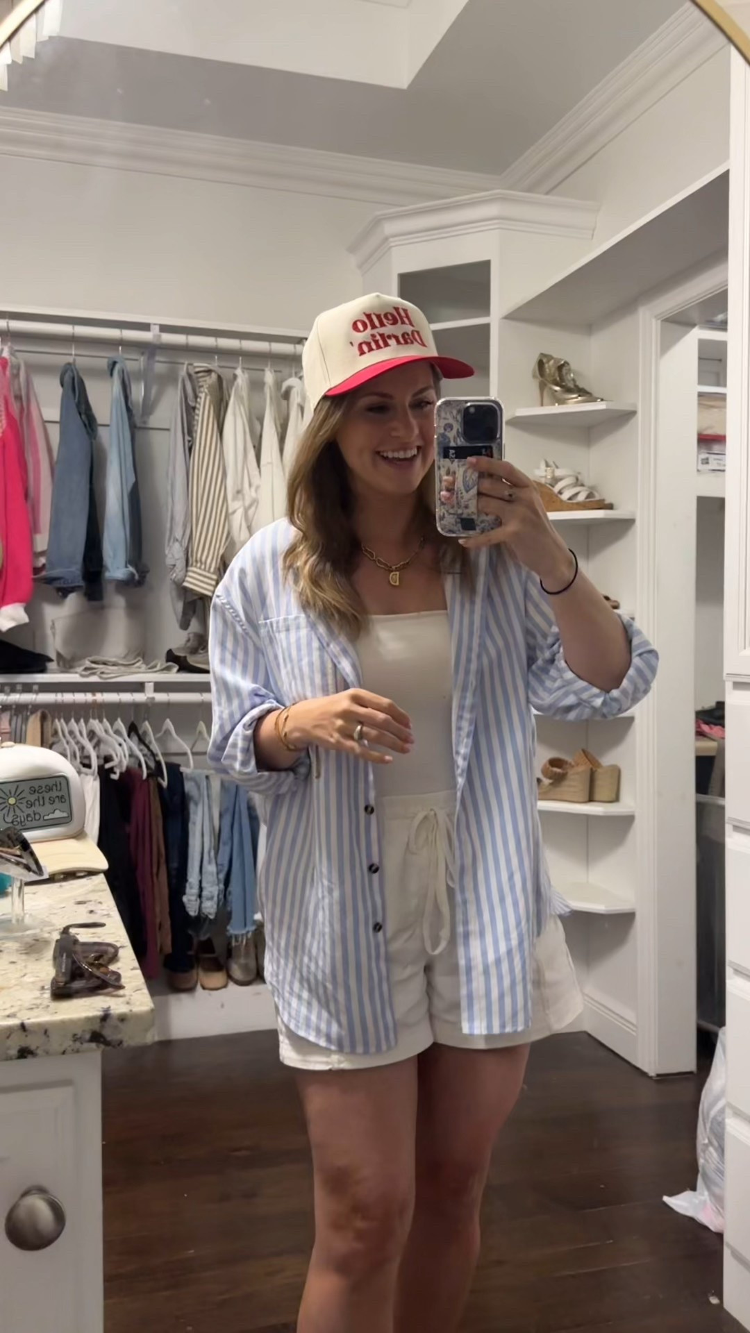 Casual mom style! ✨Let’s talk through some of my fave staple pieces for easy summer outfits! Tap the 🔗 to shop! 🫶🏼 P.S. Trucker hat is from a local shop 417 Vintage Market which I definitely recommend you check out if you are in the Branson area! 😍 I’ll link some similar options for you in case you’re not local! #amazonfashion #targetstyle #casualoutfits #summeroutfit #ootd  #july4thoutfit

#LTKSeasonal #LTKFindsUnder100 #LTKStyleTip