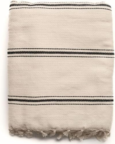 The Loomia 100% Cotton Luxurious Woven Turkish Queen Size Blanket | Amazon (US)