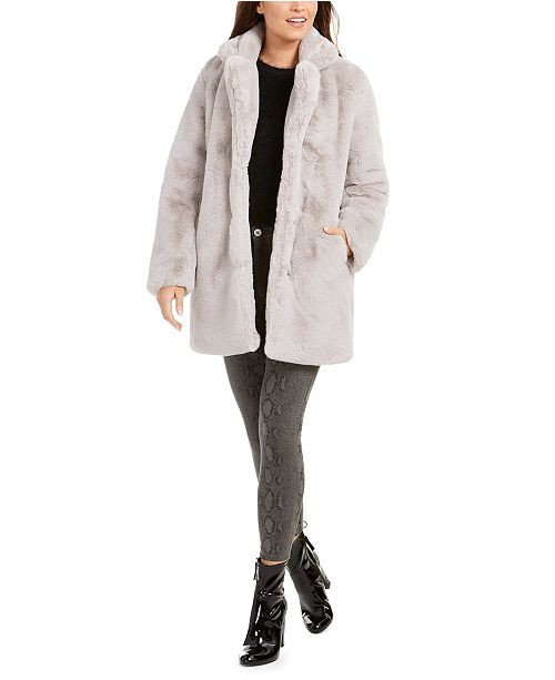 Eloise Faux-Fur Coat, Created for Macy's | Macys (US)
