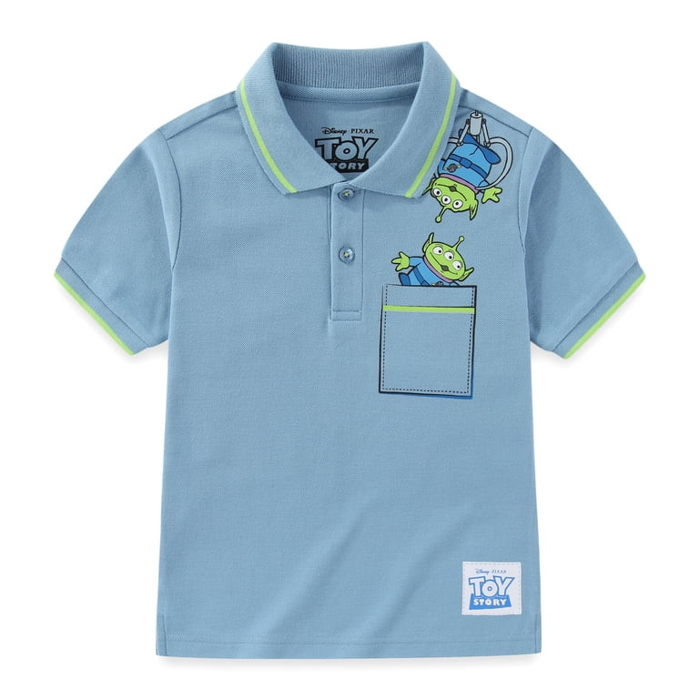 Disney Toy Story Boys Short Sleeve Polo Shirt (Boys), Sizes 2T-7 | Walmart (US)