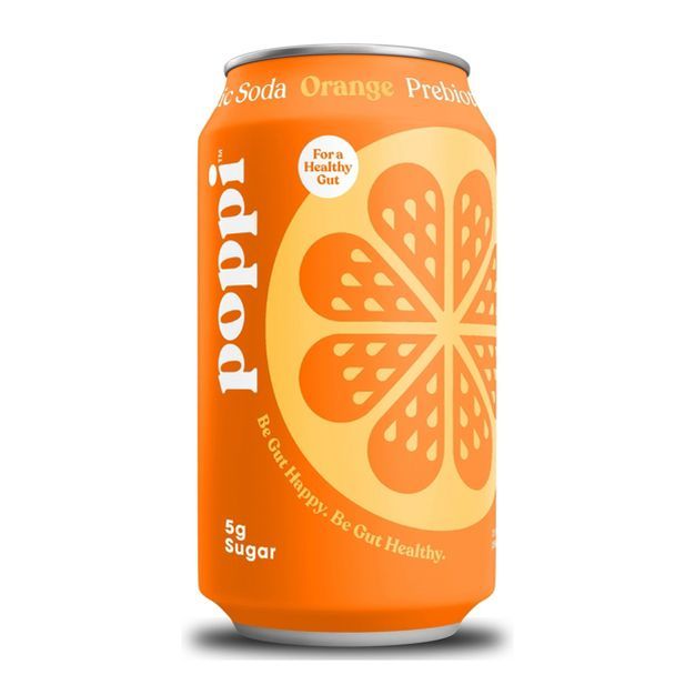 Poppi Orange Prebiotic Soda - 12 fl oz Can | Target