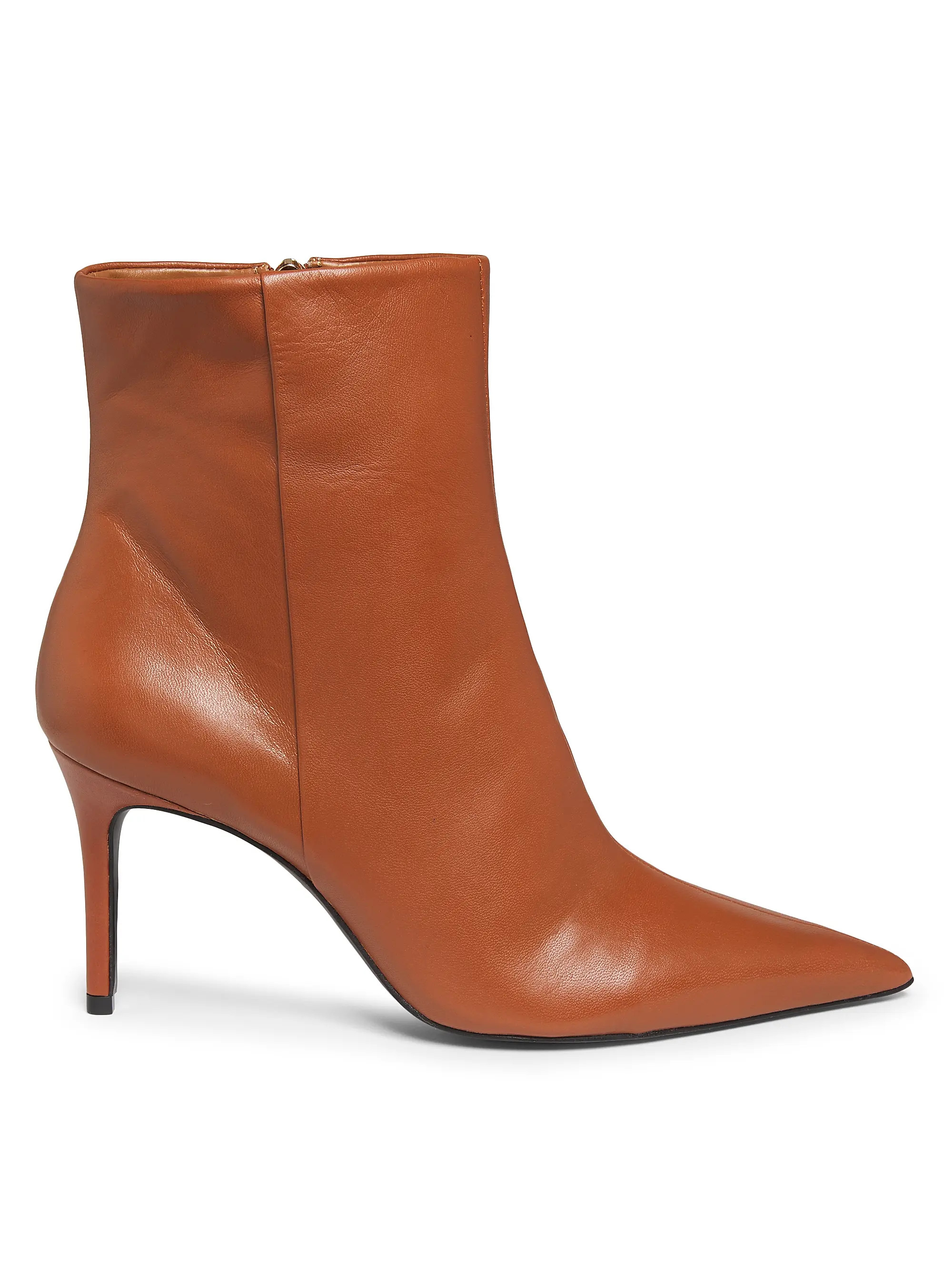 Leather Stiletto Booties | Saks Fifth Avenue