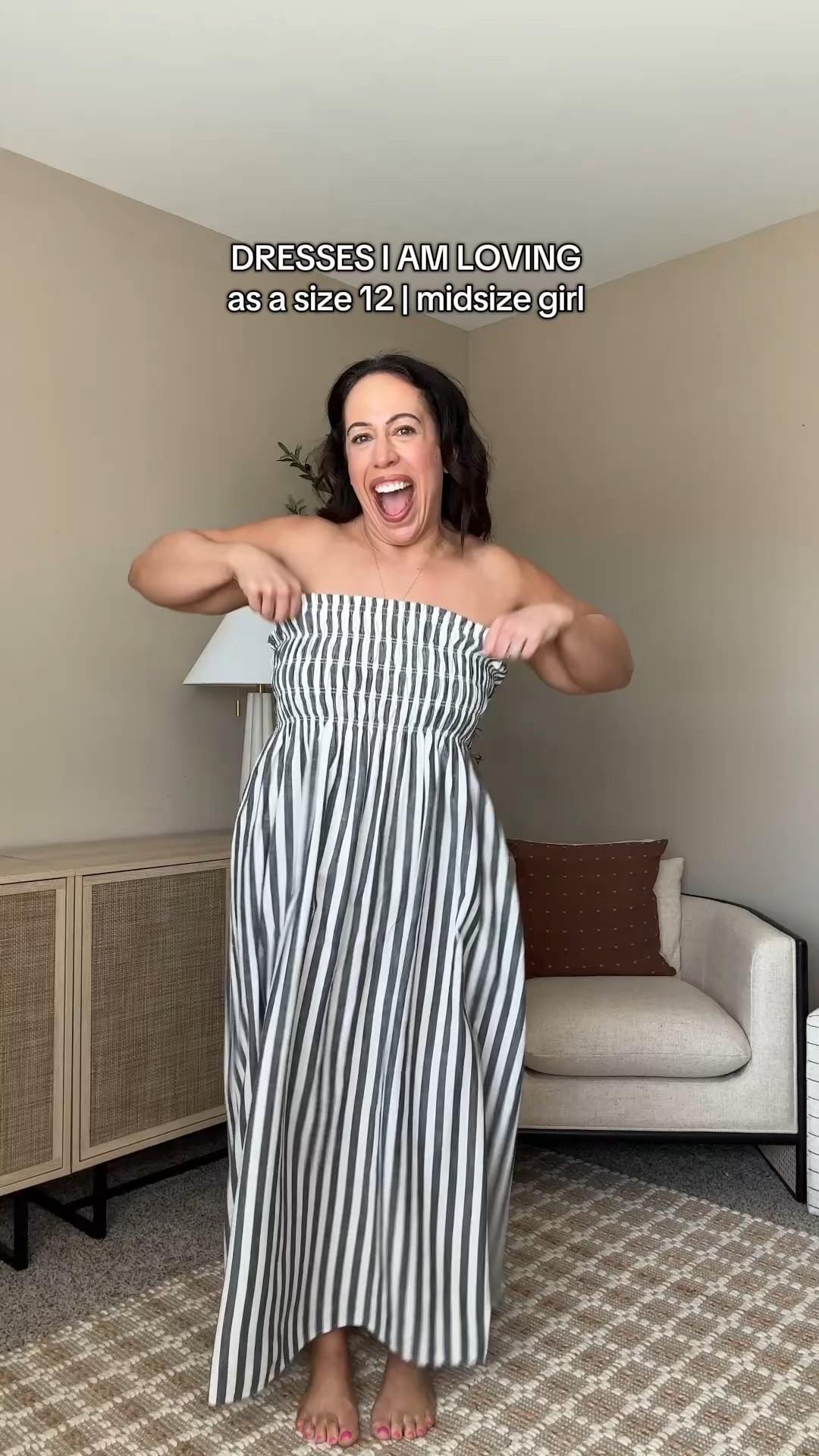 Target fashion loving this strapless dress! So perfect for the spring and summer or a beach outfit…wearing size medium! 

#LTKMidsize #LTKStyleTip