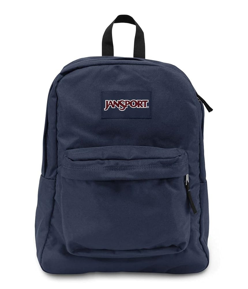 JanSport SuperBreak One Backpack Navy - Durable, Lightweight Bag with 1 Main Compartment, Front U... | Amazon (US)