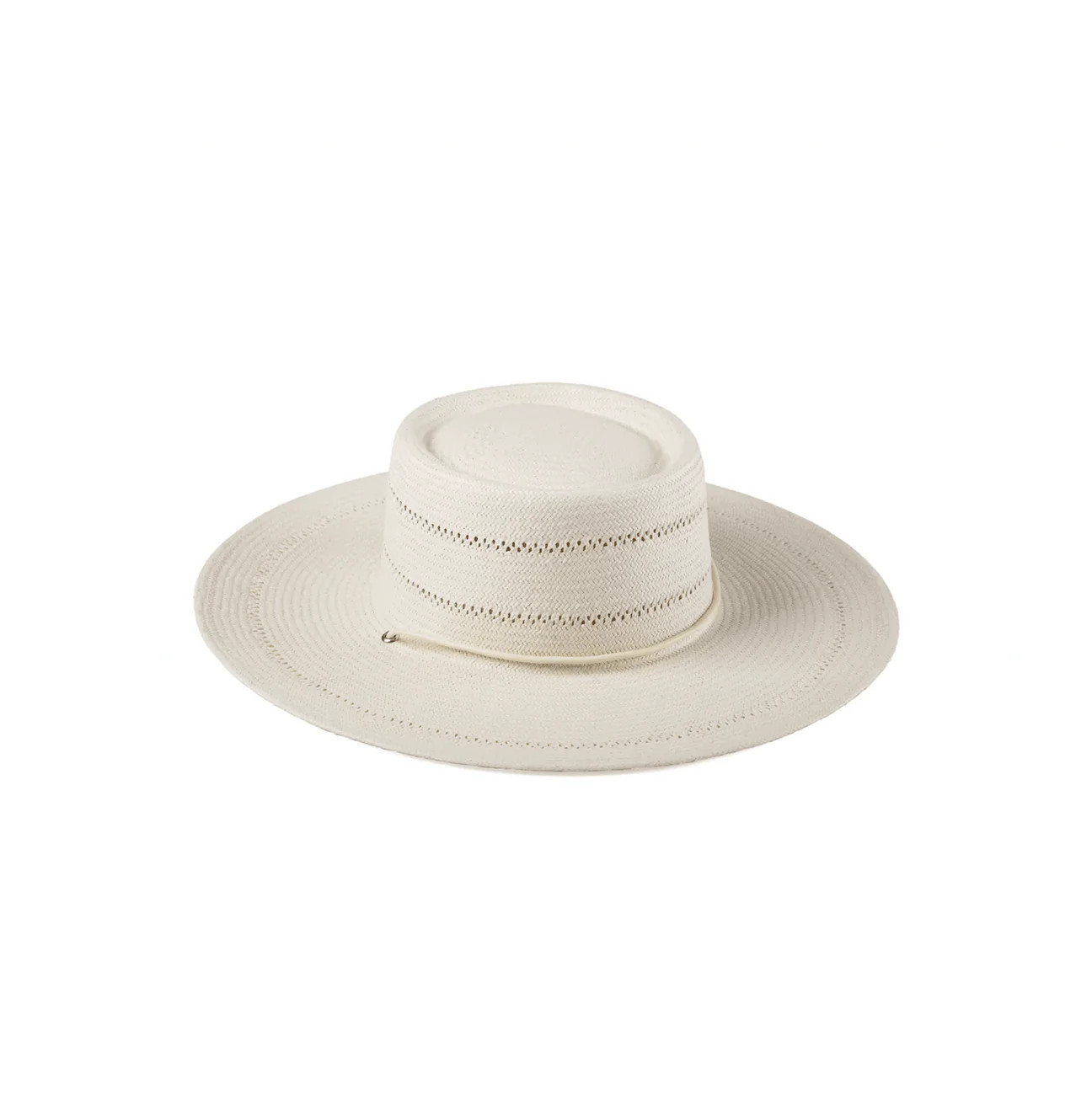 lack of color women's jancito hat, white | minnow
