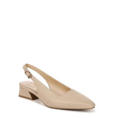 Naturalizer Womens Ginger Snip Toe Slingbacks Barely Nude 8.5 W | Target