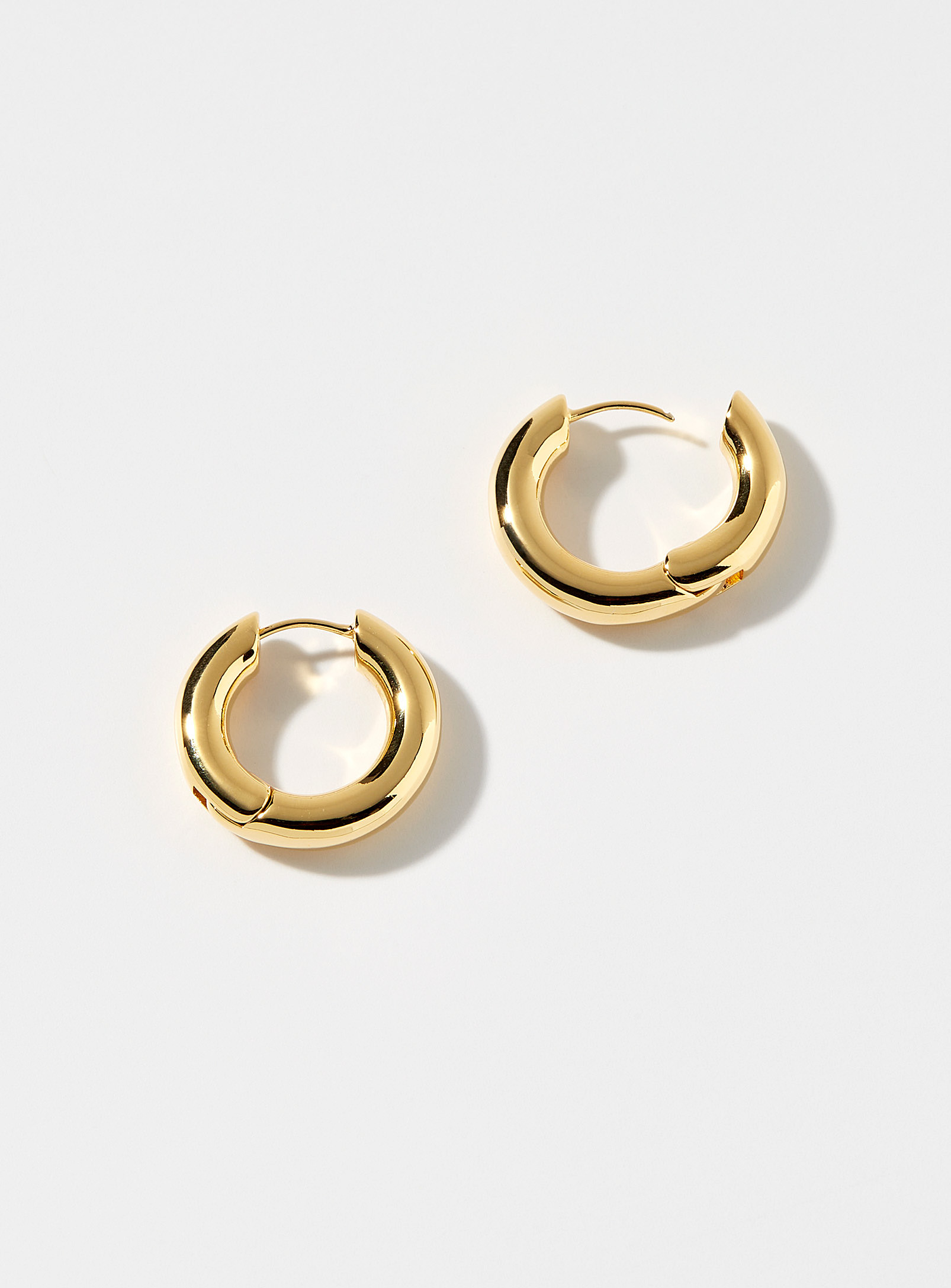 Orelia - Golden tubular hoops (Women, Assorted, ONE SIZE) | Simons