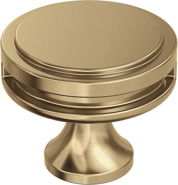 Amerock | Cabinet Knob |Champagne Bronze | 1-3/8 in (35 mm) Diameter Drawer Knob | Oberon | Kitch... | Amazon (US)