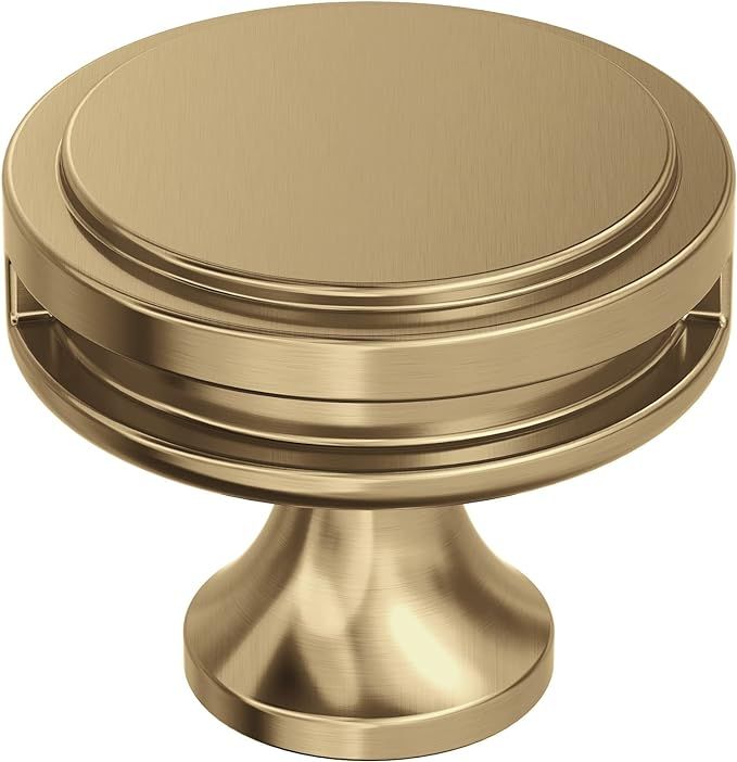 Amerock | Cabinet Knob |Champagne Bronze | 1-3/8 in (35 mm) Diameter Drawer Knob | Oberon | Kitch... | Amazon (US)