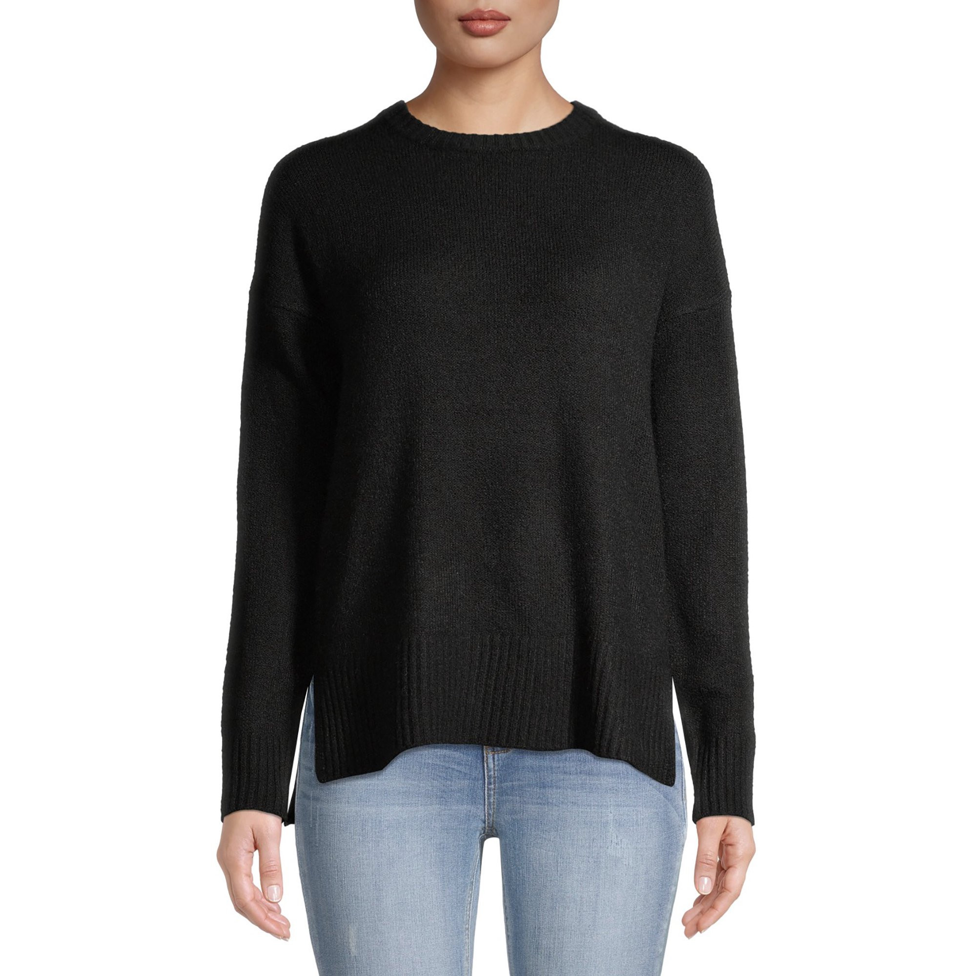 Time and Tru Women's Super Soft Pullover Sweater | Walmart (US)