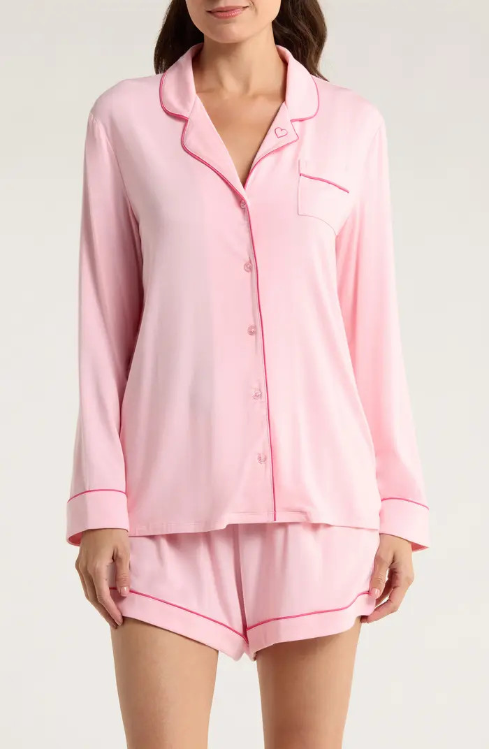 Moonlight Eco Long Sleeve Short Pajamas | Nordstrom