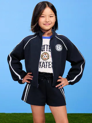 High-Waisted USA Shorts for Girls | Old Navy (CA)