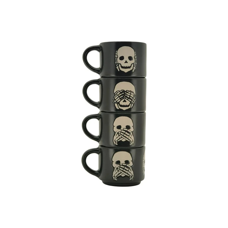 Way To Celebrate Halloween Skeleton Espresso Stack Mug - Walmart.com | Walmart (US)